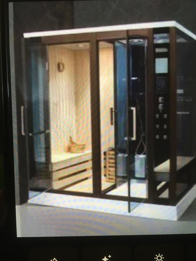 Sauna and steam room combination unit